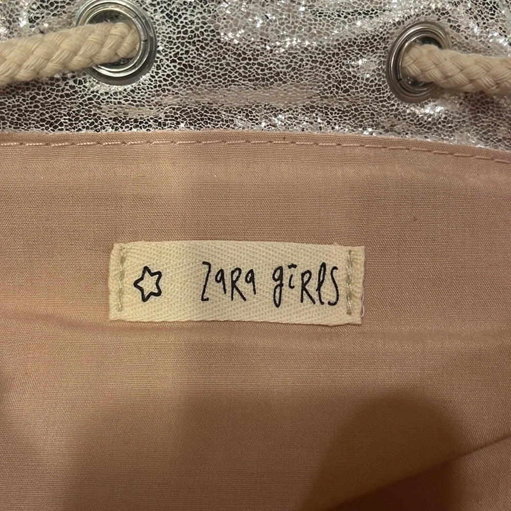 Zara Girl’s Sparkle Fuzzy Backpack